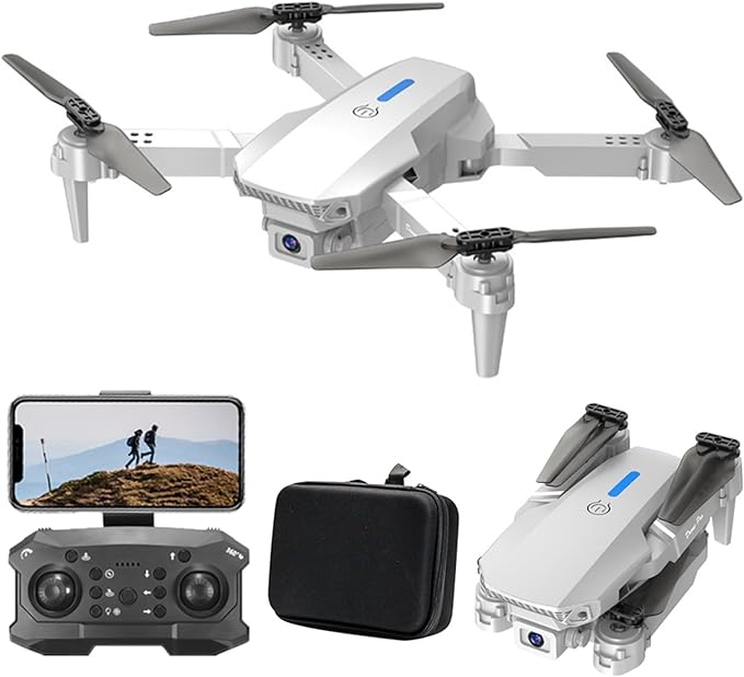 Drone With Dual 1080P HD FPV Camera Remote Control Toys Gifts For Boys Girls With Altitude Hold