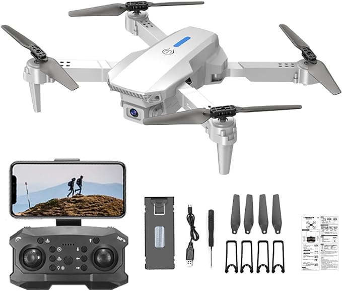 Drone With Dual 1080P HD FPV Camera Remote Control Toys Gifts For Boys Girls With Altitude Hold