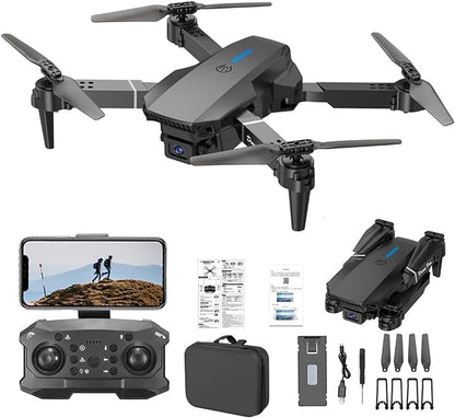 Drone With Dual 1080P HD FPV Camera Remote Control Toys Gifts For Boys Girls With Altitude Hold